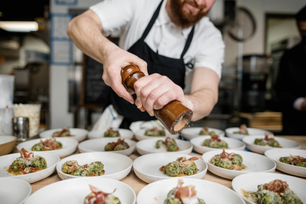 Chef pa kjokken